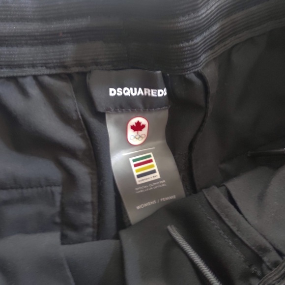 Dsquared2 black wool blend joggers the bay - Picture 4 of 4